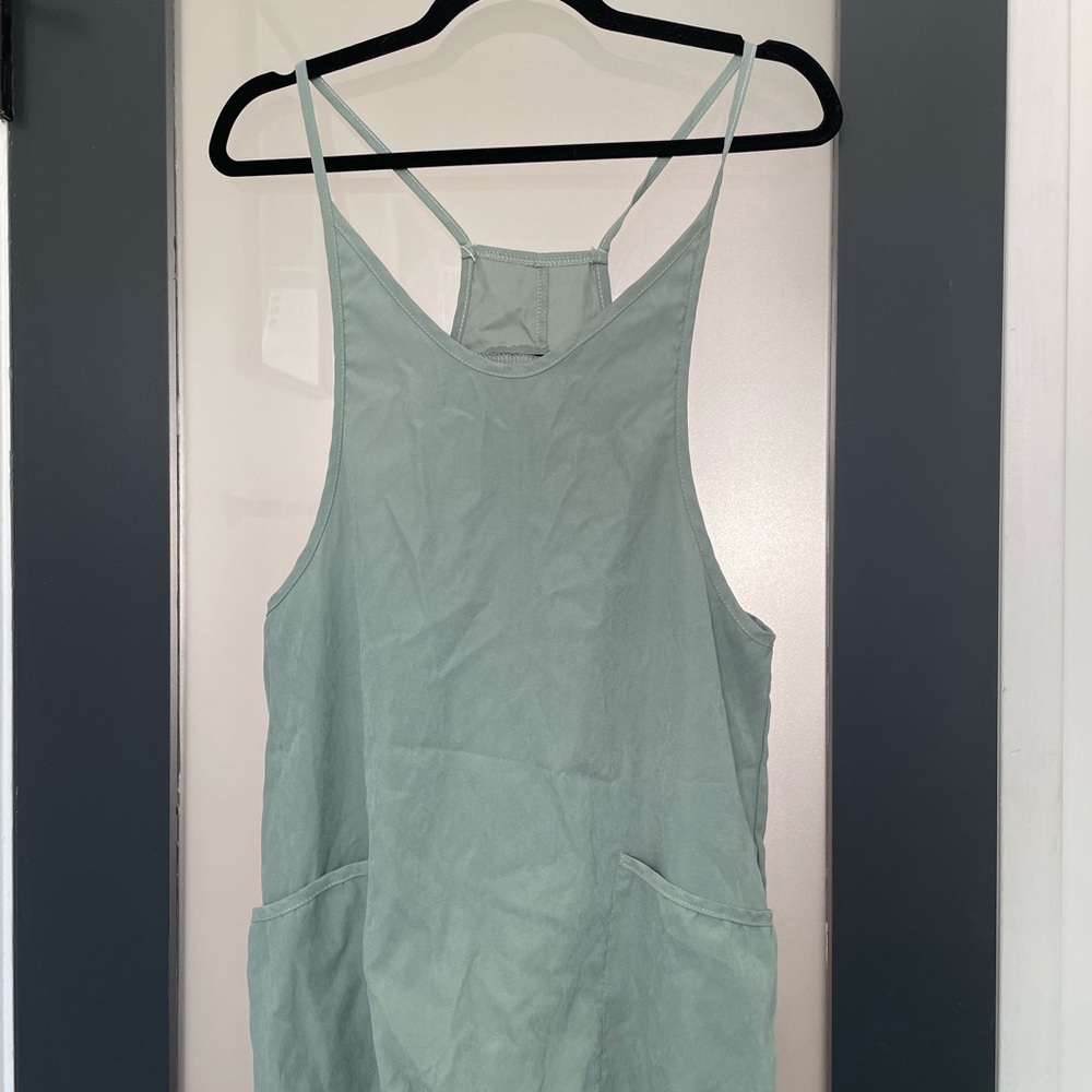 Lounge green jumpsuit